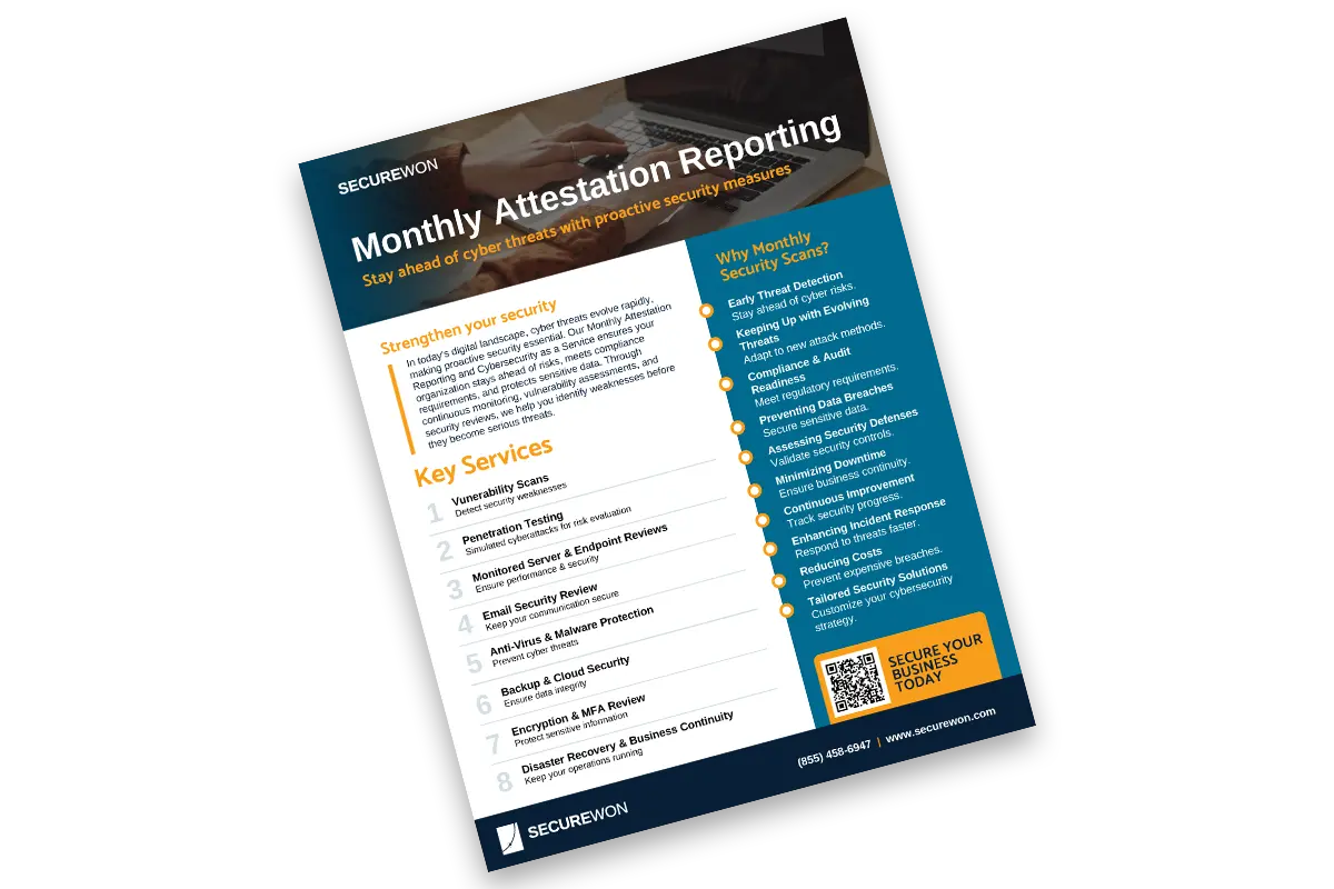 Monthly attestation reporting