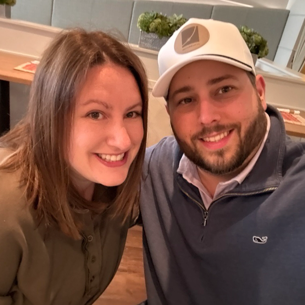 Couple wearing Securewon merch