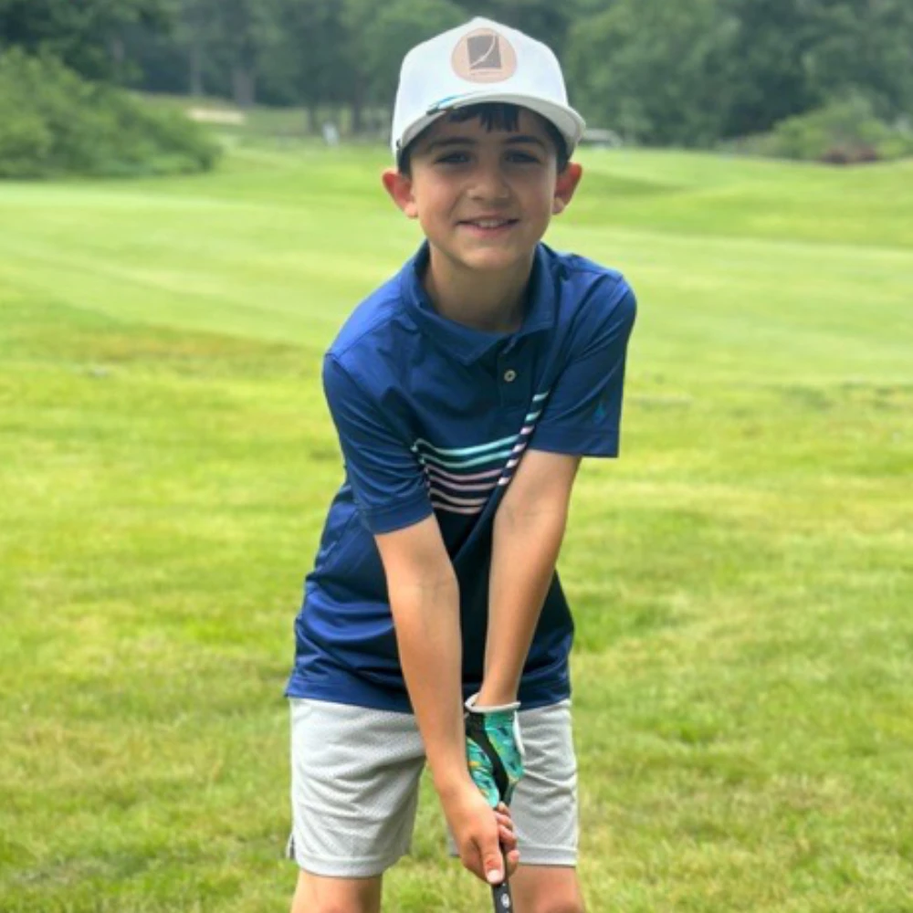 Securewon hat at golf course