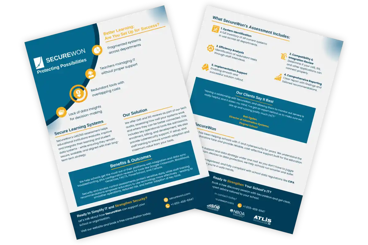 LMS SIS One pager spread full